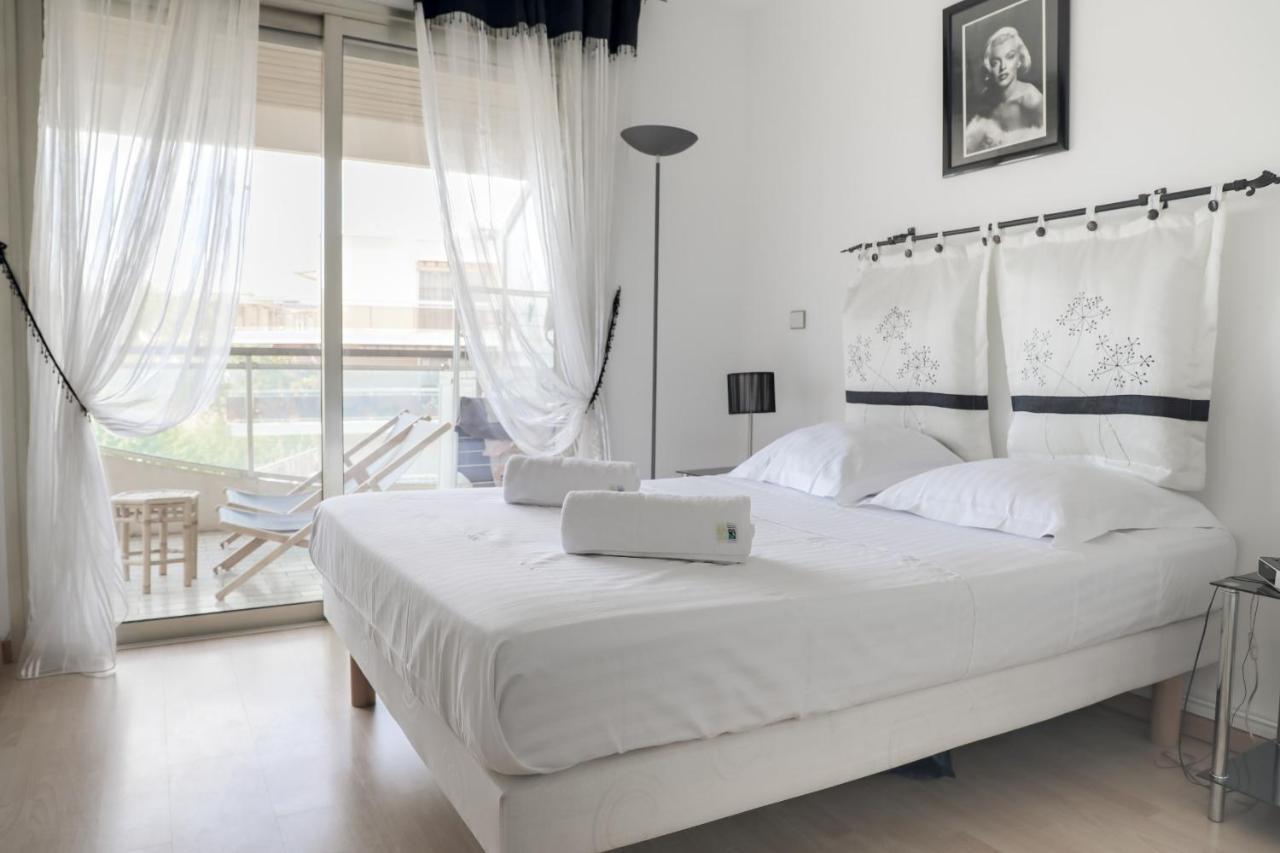 Immogroom - 2 Br- Bright - Terrace - Wifi - Air Conditioning Cannes Luaran gambar
