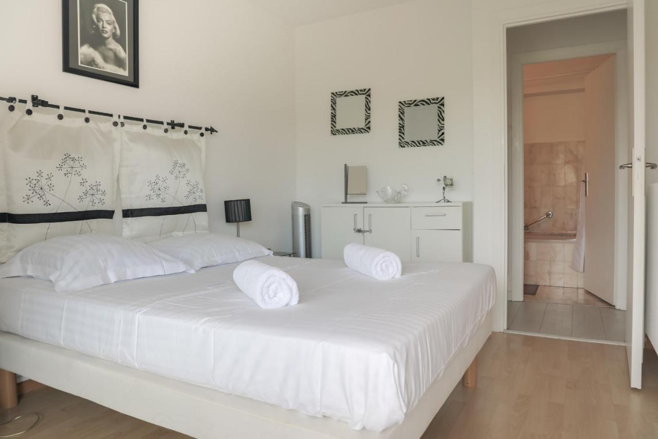 Immogroom - 2 Br- Bright - Terrace - Wifi - Air Conditioning Cannes Luaran gambar